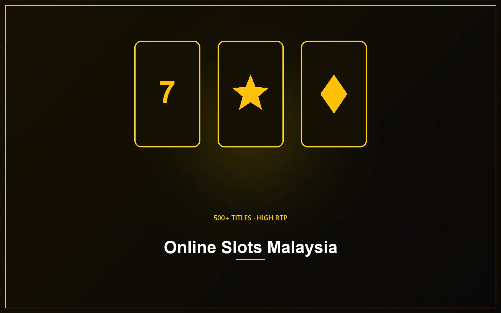 Online slots Malaysia gameplay reels with gold coin symbols